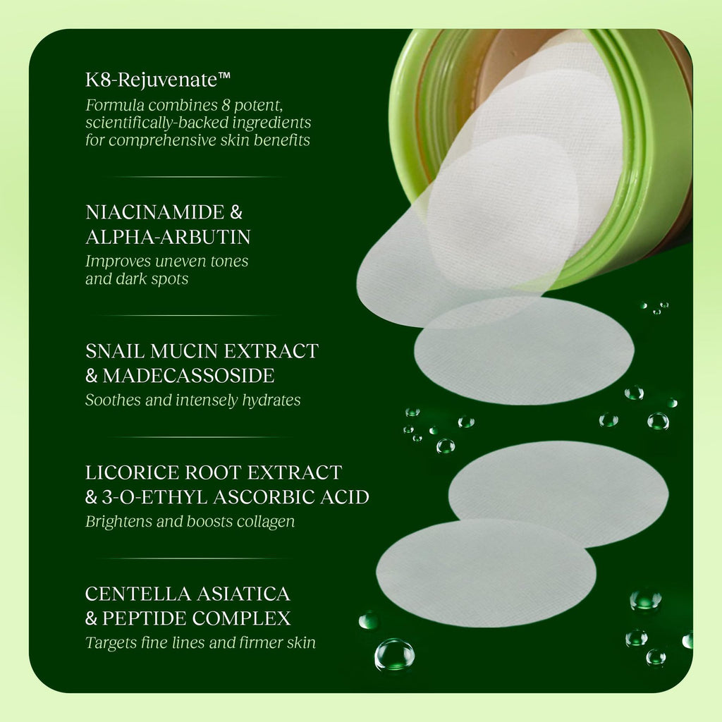 Compresas t�nicas exfoliantes de Centella Asi�tica para el cuidado de la piel