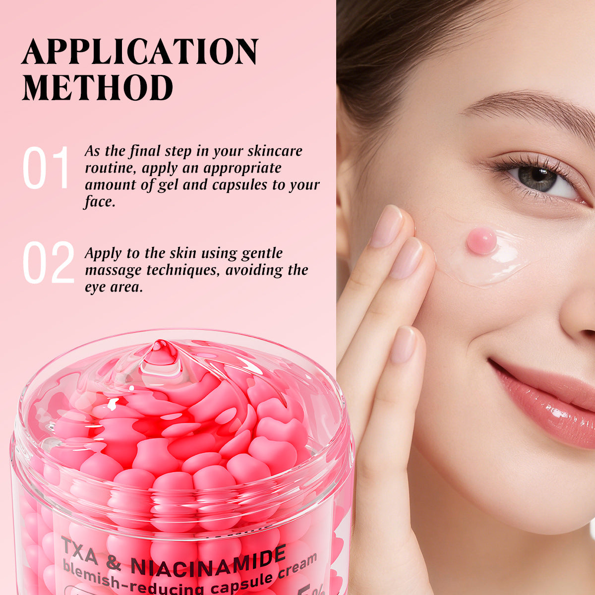 Crema facial c�psula antiarrugas Crema de ojos