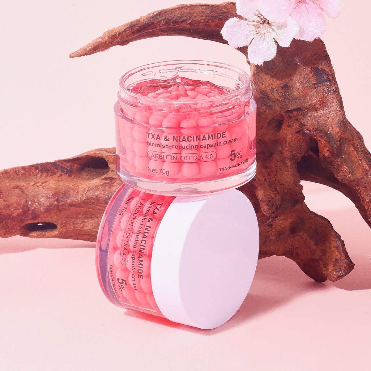 Crema facial c�psula antiarrugas Crema de ojos
