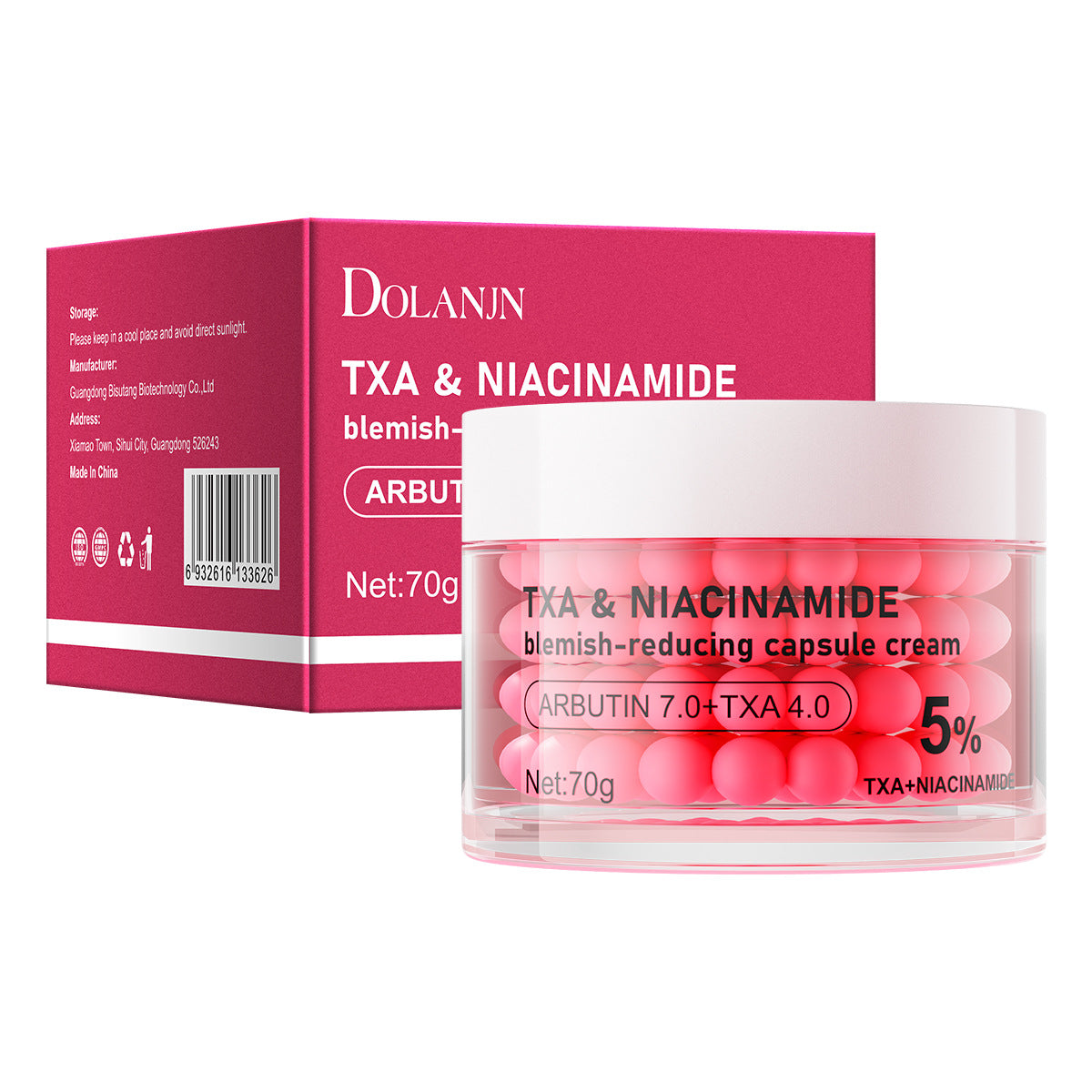 Crema facial c�psula antiarrugas Crema de ojos