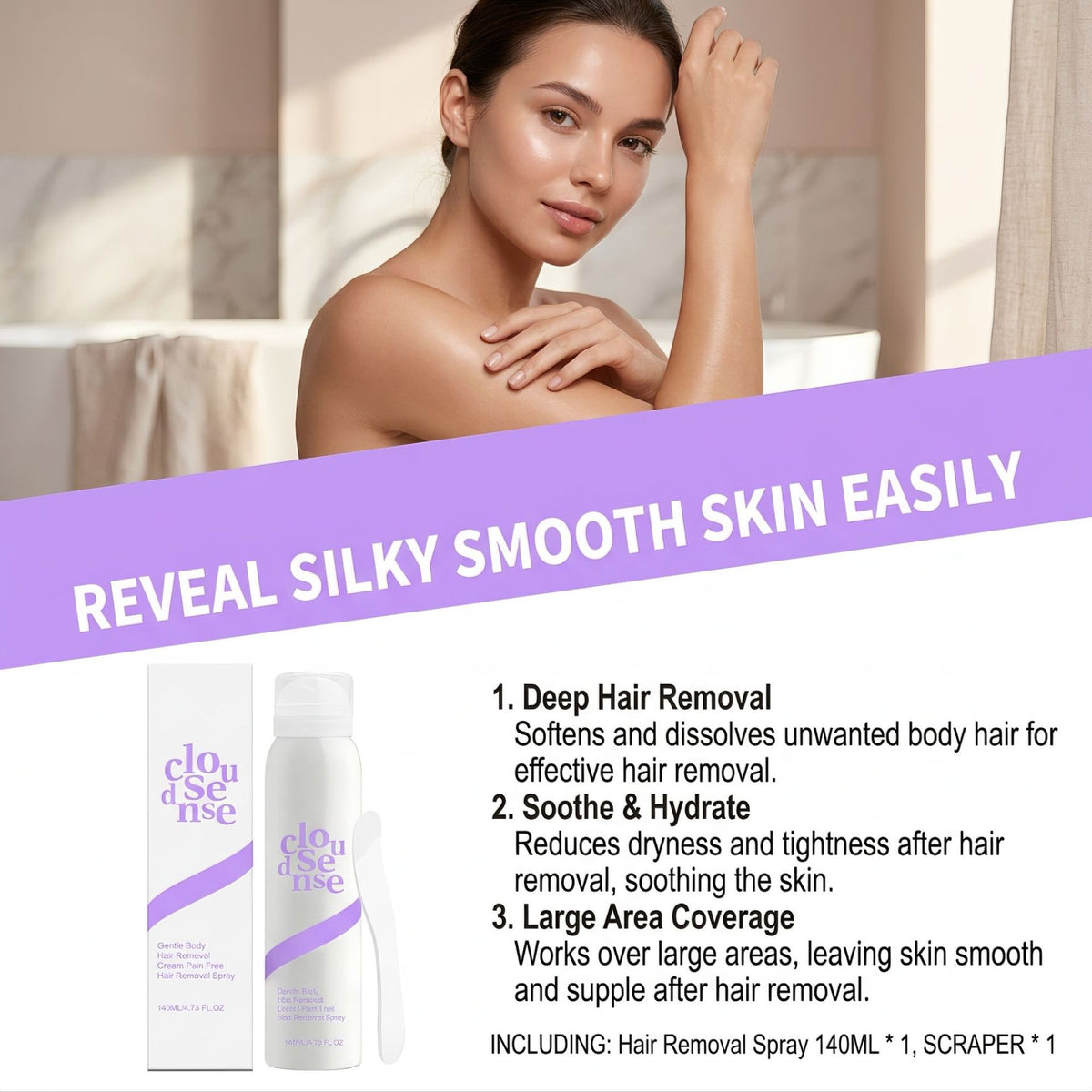 Gentle Hair Removal Spray