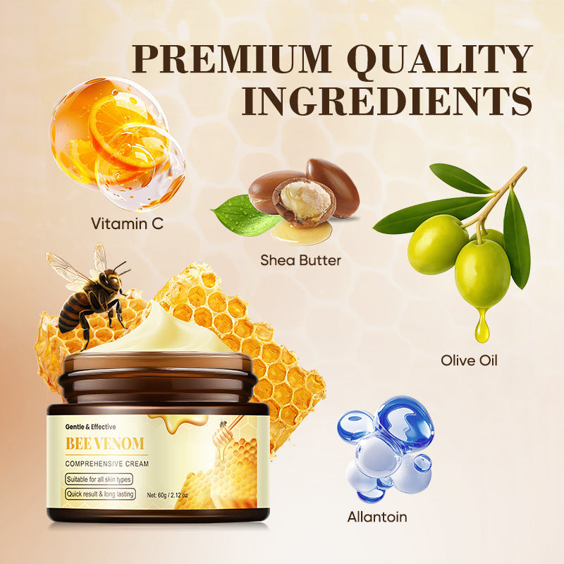 Crema Hidratante para la Piel con Veneno de Abeja SOUTH MOON, Crema Suave para el Cuidado Diario, Hidratante y Suavizante para Todo Tipo de Piel