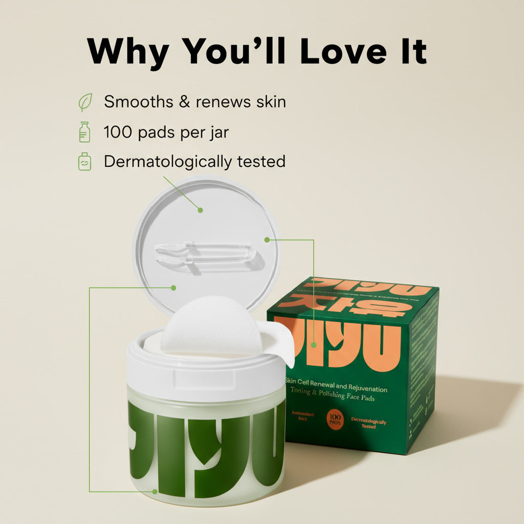 Algod�n exfoliante Centella Asiatica para el cuidado de la piel