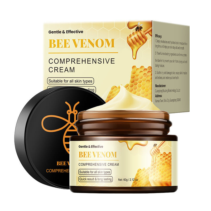 Crema Hidratante para la Piel con Veneno de Abeja SOUTH MOON, Crema Suave para el Cuidado Diario, Hidratante y Suavizante para Todo Tipo de Piel