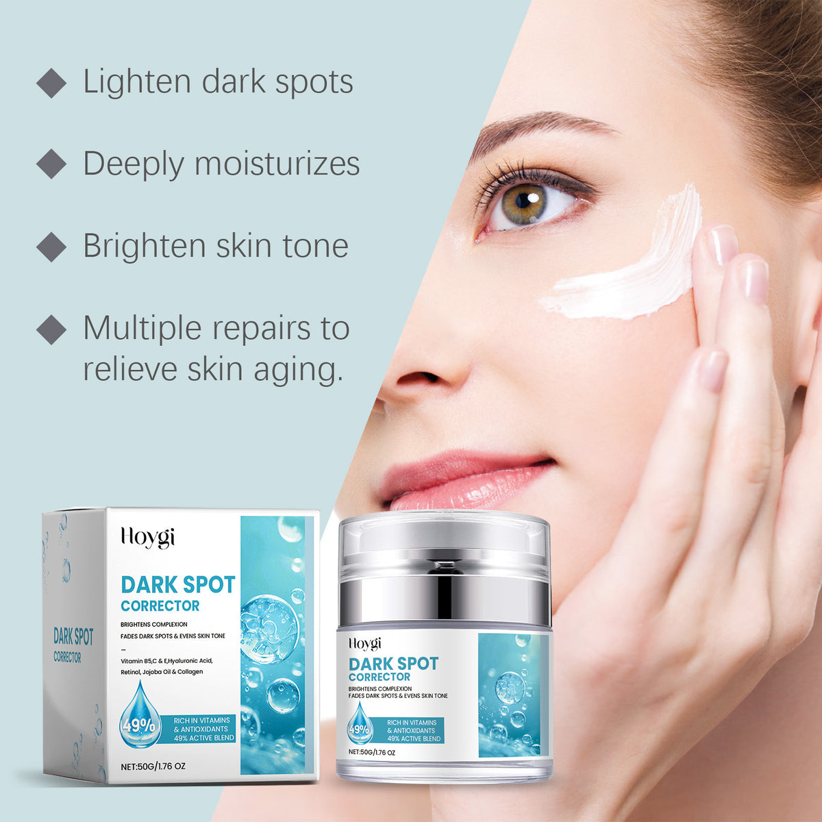 Crema Facial Hidratante para el Cuidado de la Piel Hoygi