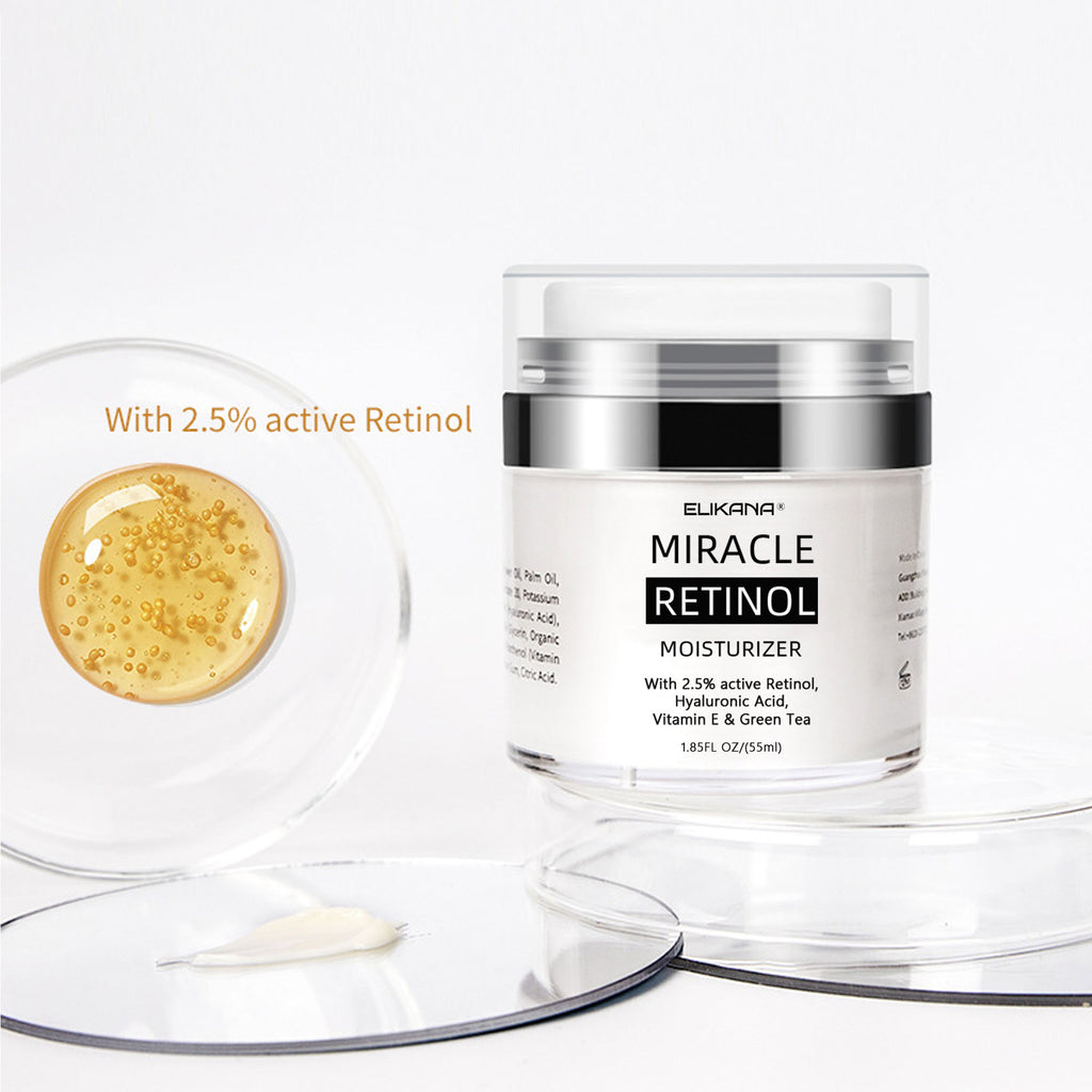 Crema hidratante antiarrugas de retinol vitamina E
